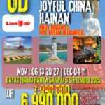 Paket Hainan China 6D – Promo